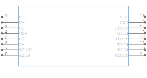 MAX232 Circuit Diagram